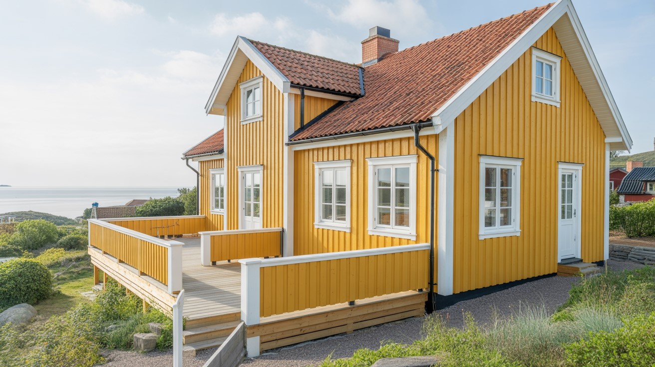Fasadrenovering Byta Träpanel